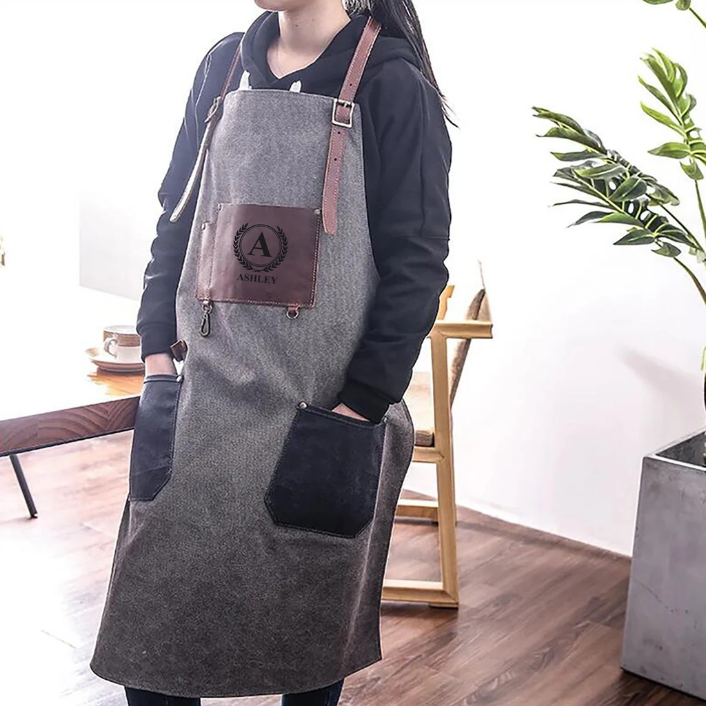 Adjustable Adult Apron Waterproof Apron Kitchen Apron Waitresses Apron Work Apron