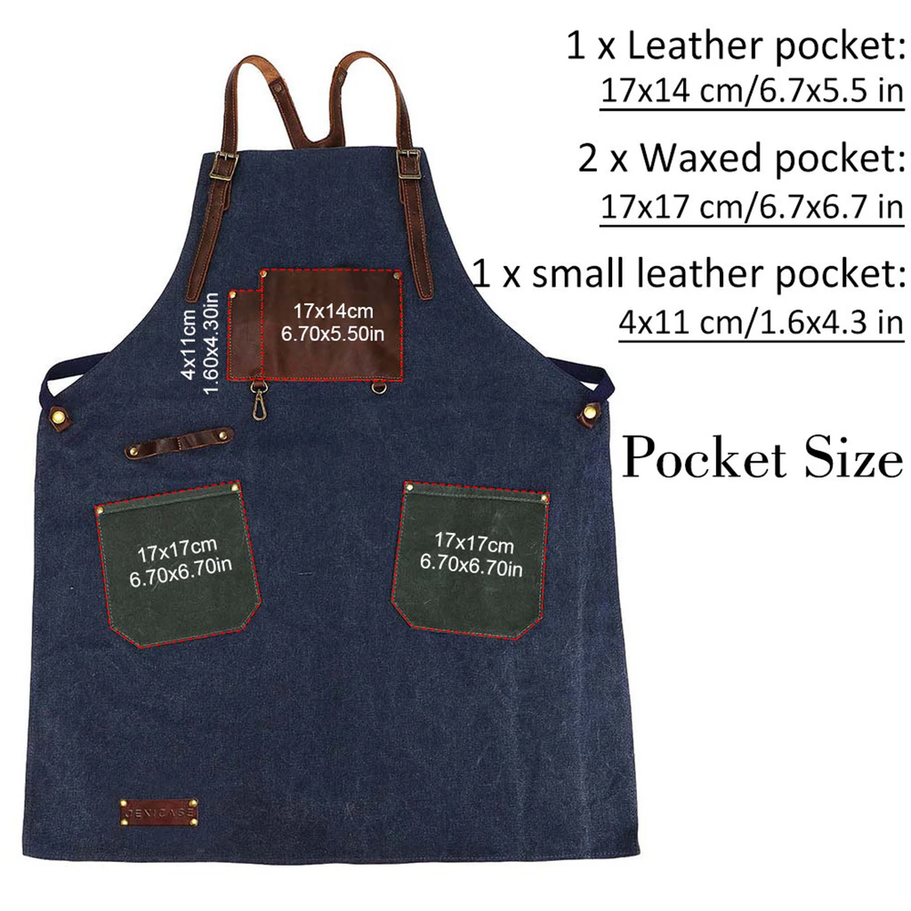 Adjustable Adult Apron Waterproof Apron Kitchen Apron Waitresses Apron Work Apron