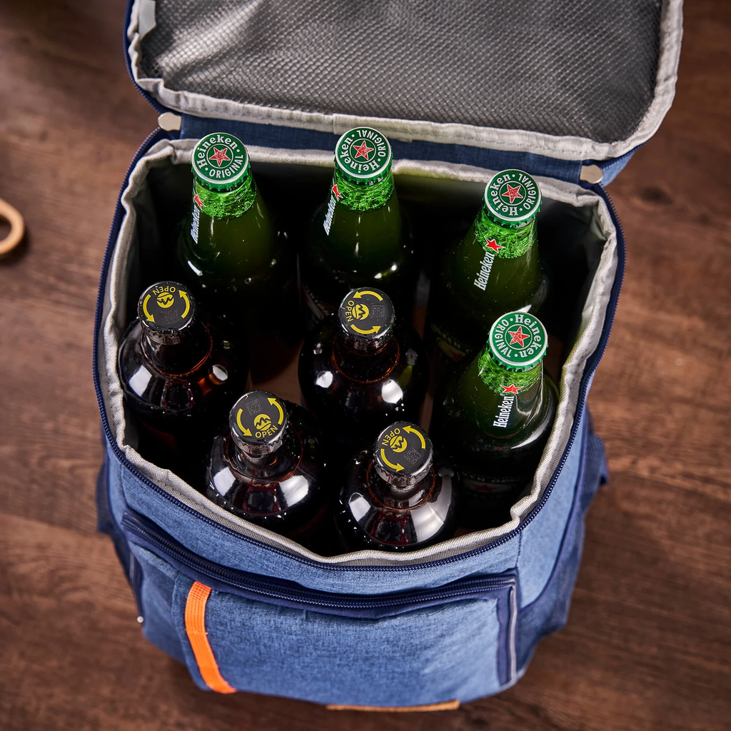 Cooler Backpack with Bottle Opener, Personalized Gift for Groomsmen, Insulated Cooler Bag, Custom Beer Cooler for Groomsmen