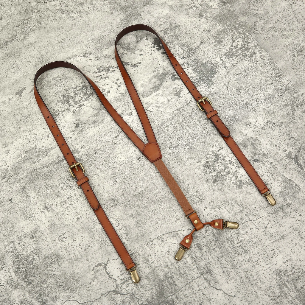 Personalized Groomsmen Gifts Groomsmen Leather Suspenders Wedding Suspenders Mens Suspenders