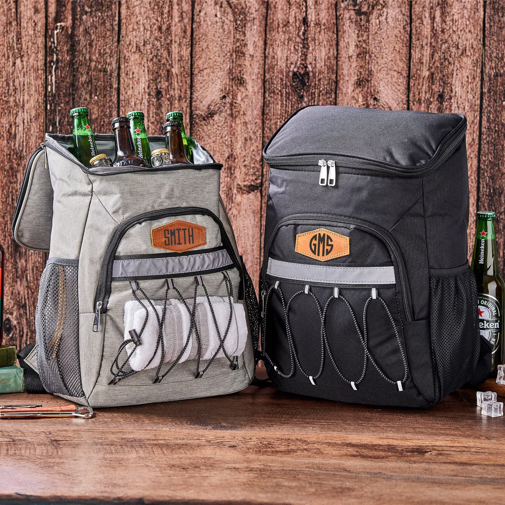 Beer Cooler Backpack, Insulated Cooler Bag, Personalized Groomsmen Gifts, Hiking Beach Picnic Cooler