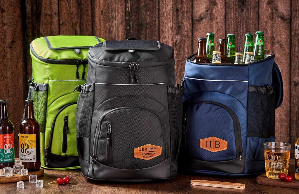 Top Open Cooler Backpack, Personalized Groomsmen Gifts, Easy To Take Beer Cooler, Lunch Cooler Backpack