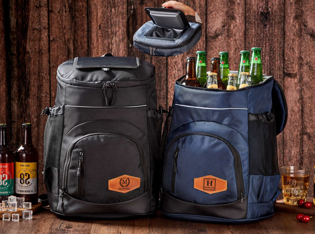 Top Open Cooler Backpack, Personalized Groomsmen Gifts, Easy To Take Beer Cooler, Lunch Cooler Backpack