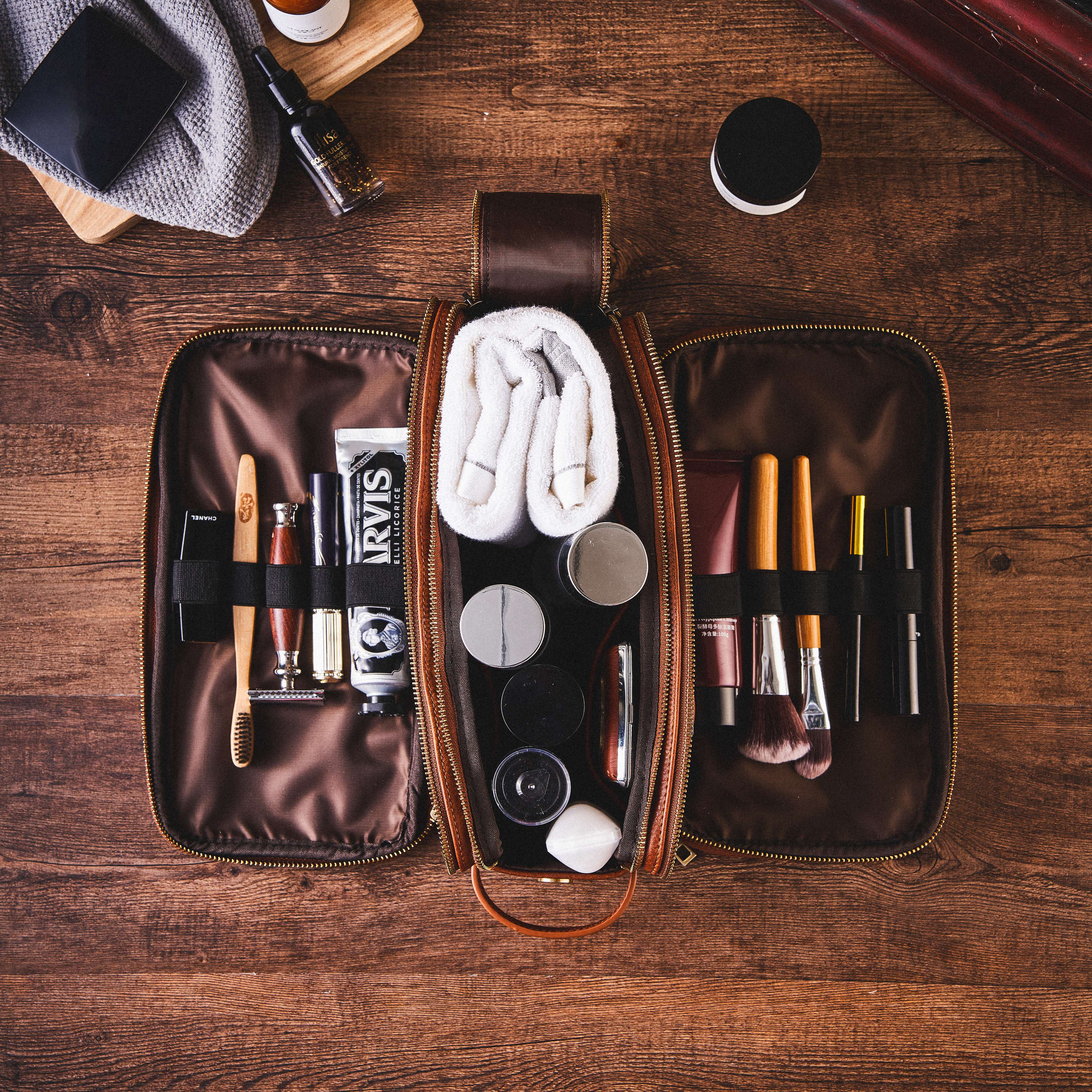 Personalized Toiletry Bag Groomsmen Gift, Dopp Kit,Travel Shaving