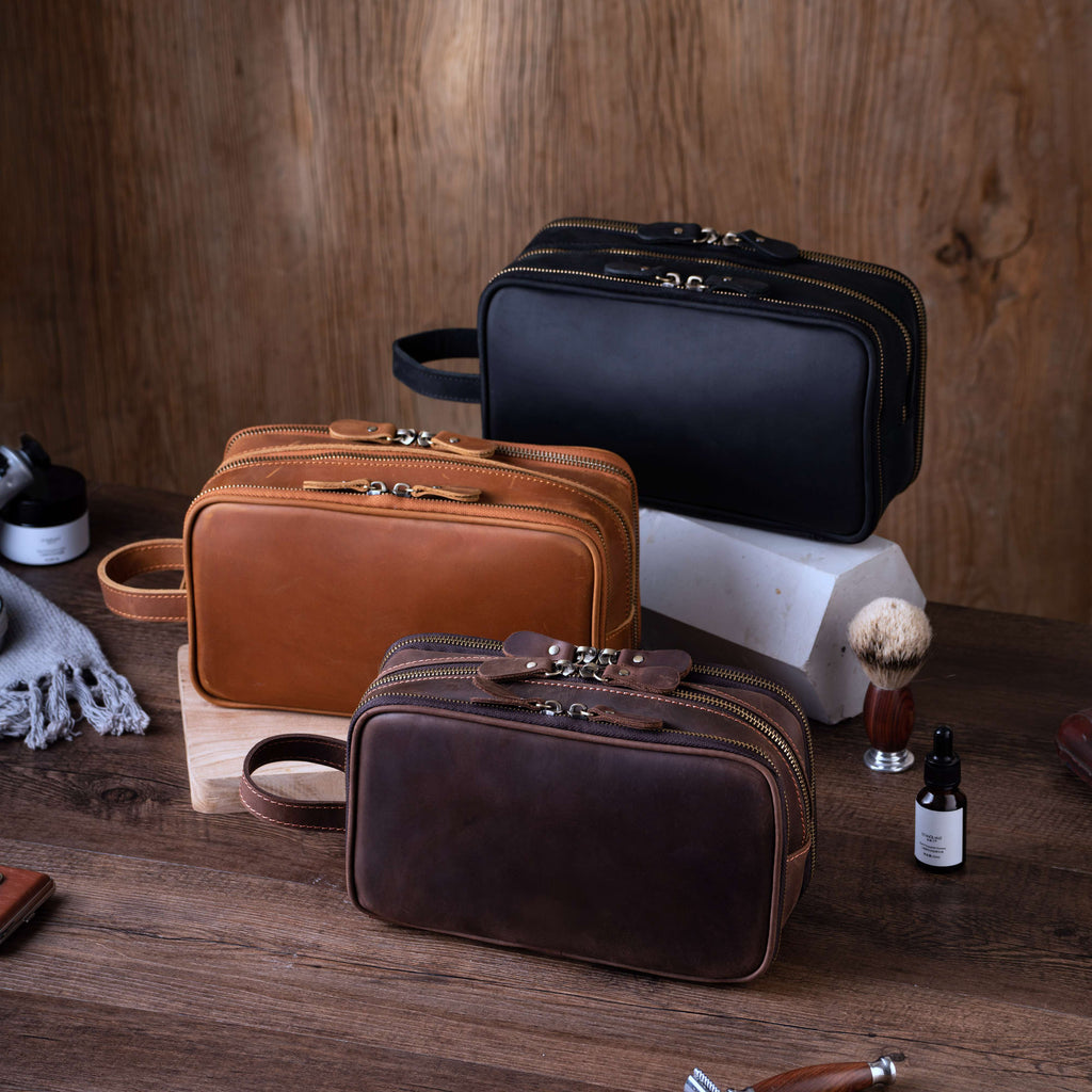 Groomsmen Leather Travel Wallet, Best Gift – JackLeatherStudio