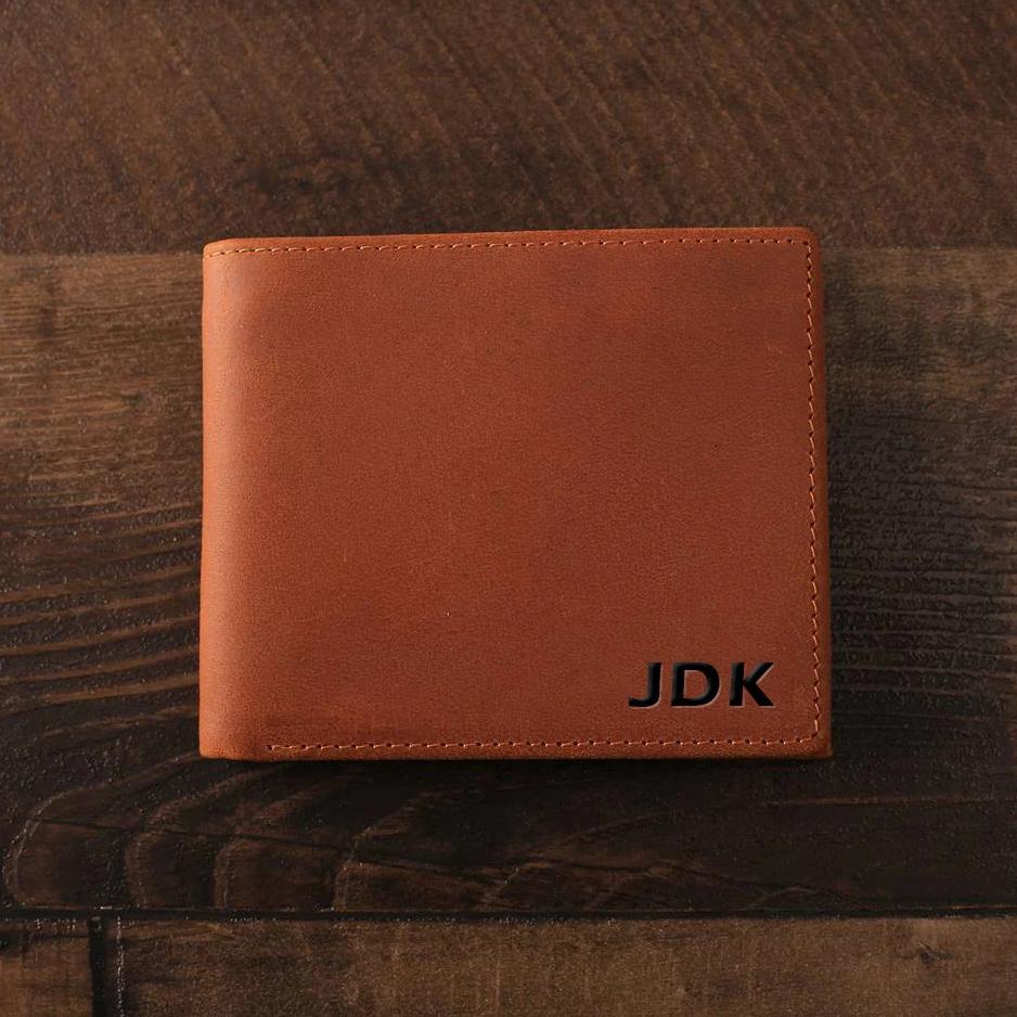 Groomsmen Gifts Personalized Mens Wallet RFID Leather Wallet Monogram –  UrWeddingGifts
