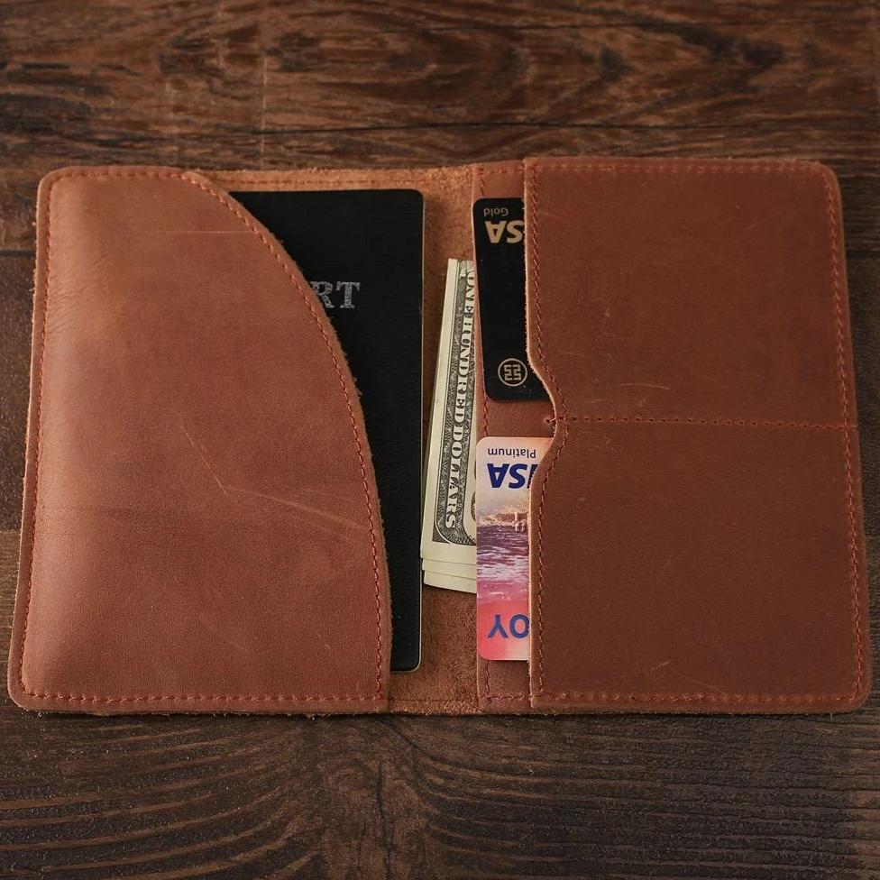 Groomsmen Gifts Personalized Mens Wallet RFID Leather Wallet